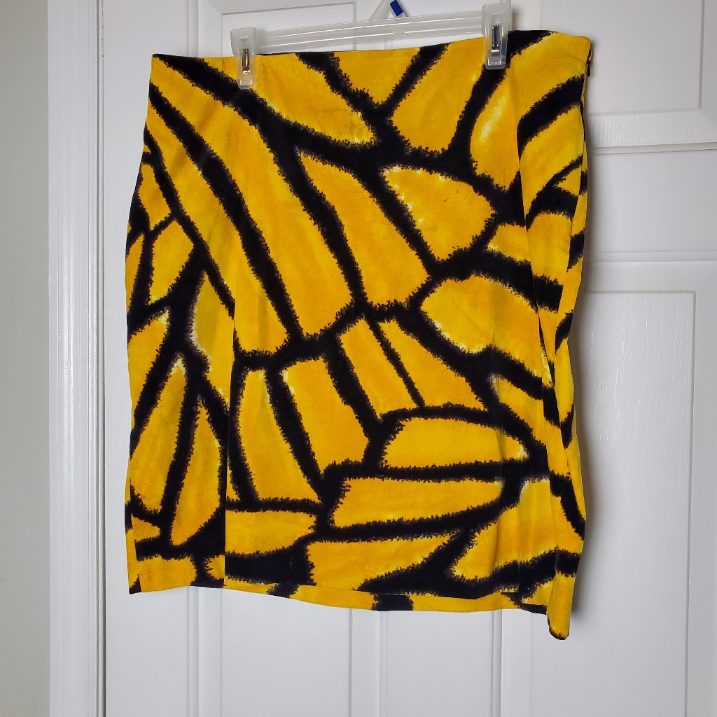 Giraffe Print Skirt Size 16 Isaac Mizrahi